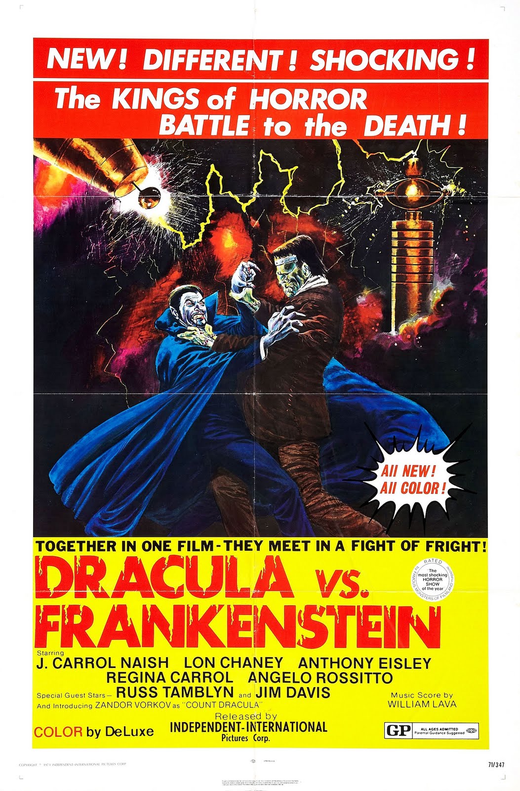 Dracula Vs. Frankenstein Film