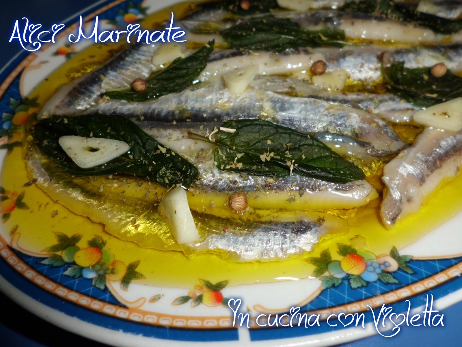 alici marinate a modo mio