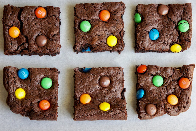 M&M Schoko-Brownies