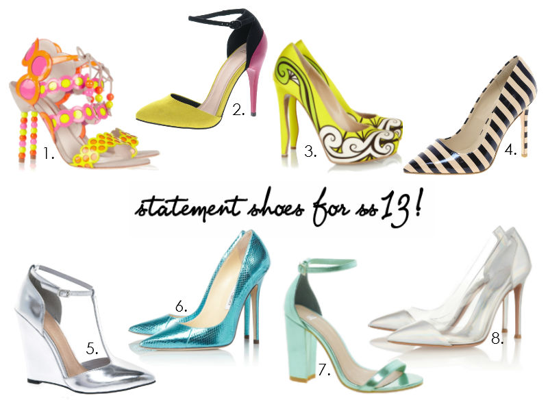 THE BEST STATEMENT HEELS FOR SS13 La Fashion Folie London Fashion