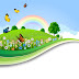 Summer Landscape Banner Vector