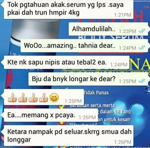 testimoni izeara 6 inch body serum