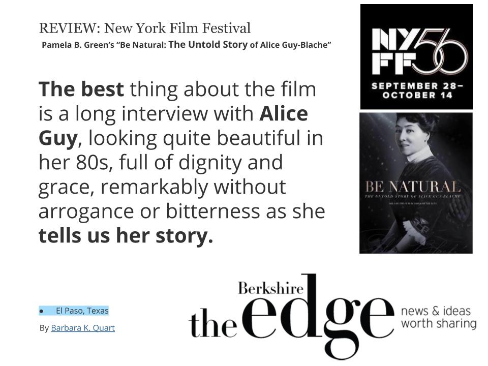 Film festival 2019 Alice Guy Blache