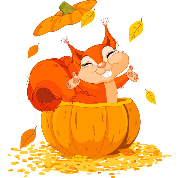 pumpkin squirrel symbols & emoticons