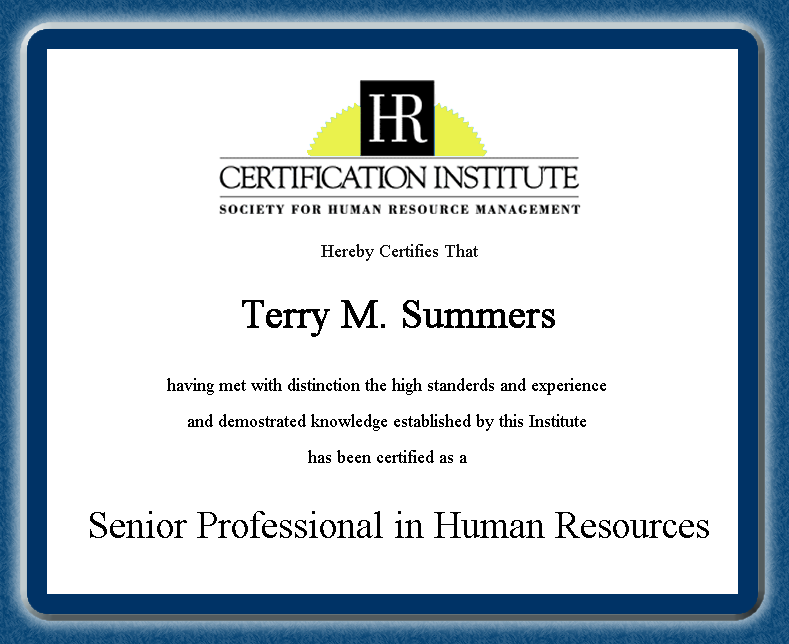 Professional In Human Resources Online Human Resources