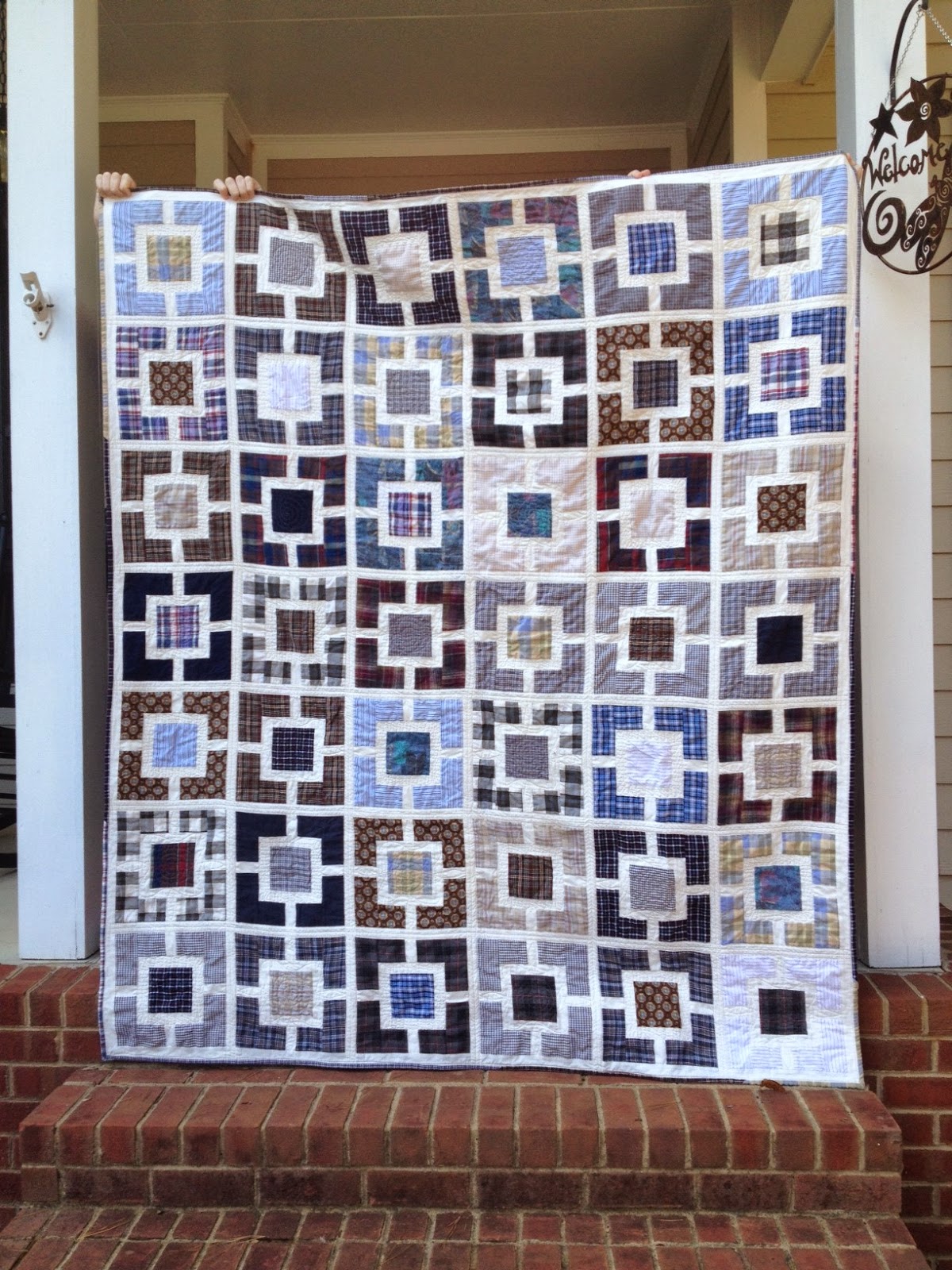 Studio Dragonfly Garden Fence Memory Quilt Finished