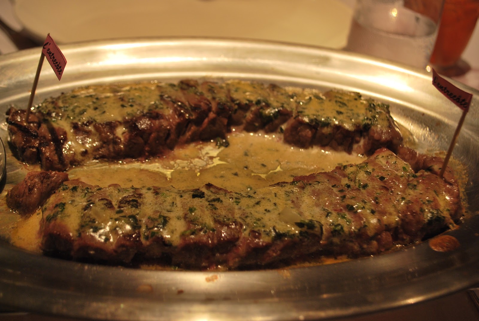 Glutton Anonymous Steak and and Fries at L' Entrecote