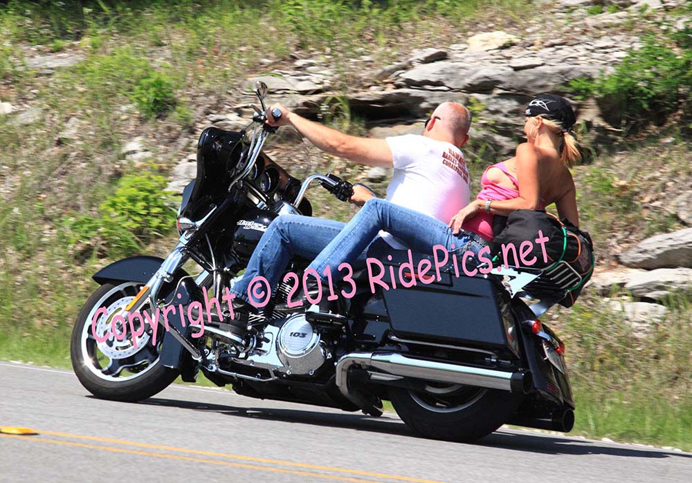 Motorcycle Riding Near Eureka Springs, Arkansas