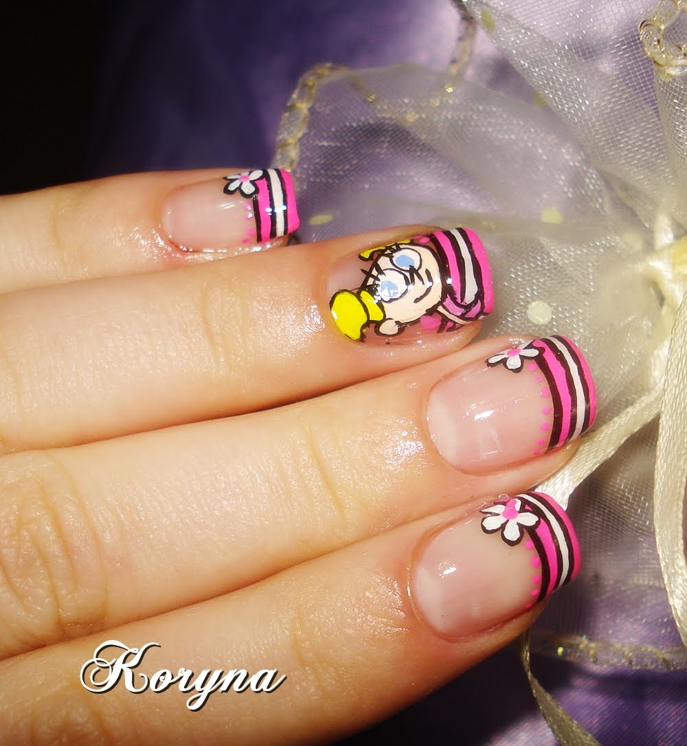 My Nails: Cartoon nails-deedee-
