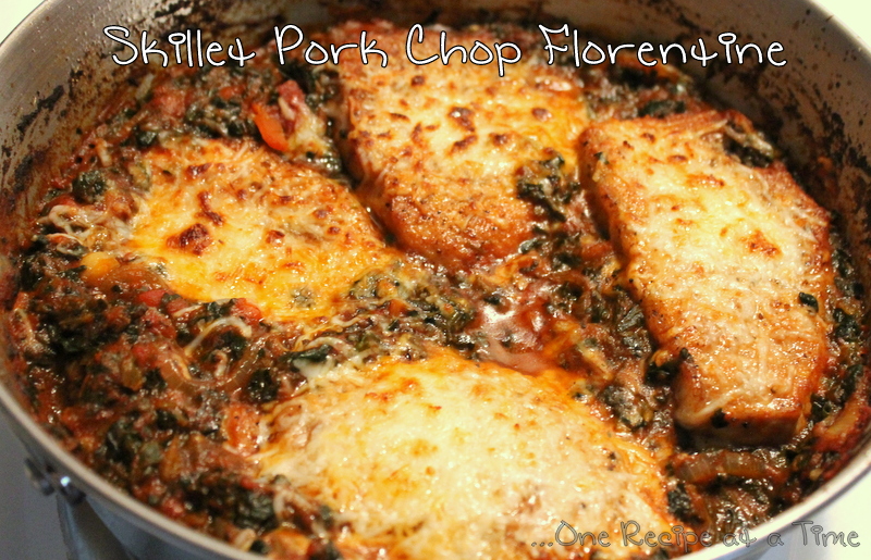 Learning the Ropes...One Recipe at a Time Skillet Pork Chops Florentine