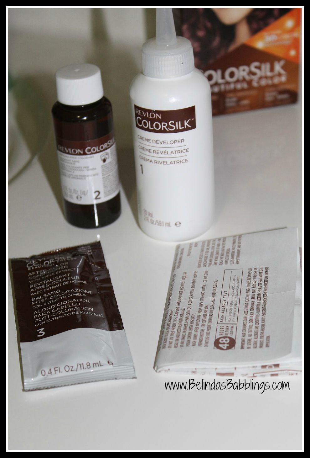 Belinda's Babblings: Revlon ColorSilk Hair Dye in Burgundy ...