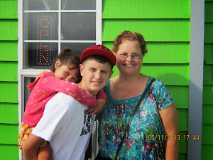 Kirsten and kids at Fisherman's Cove