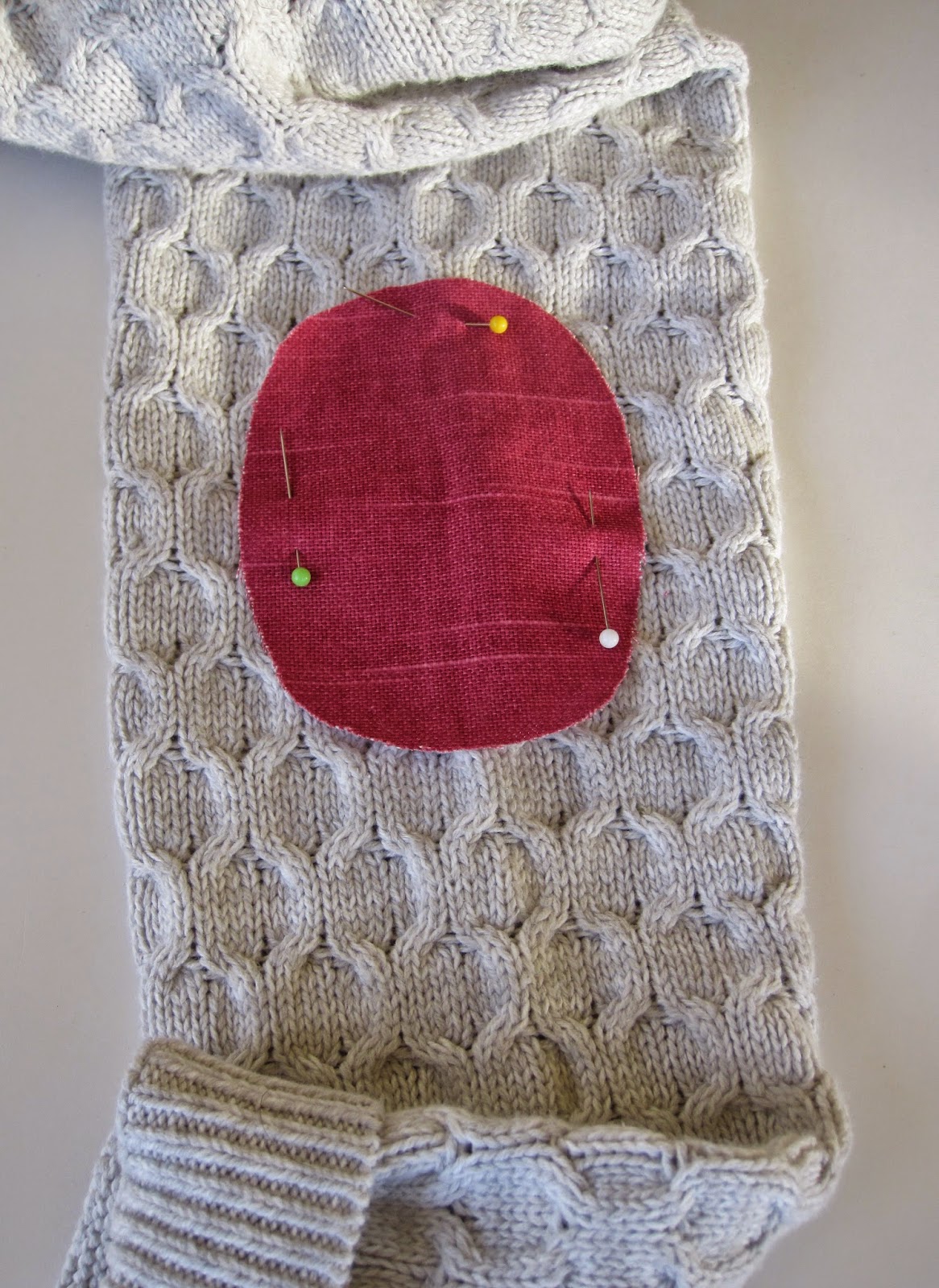 DIY No Sew Sequin Elbow Patches