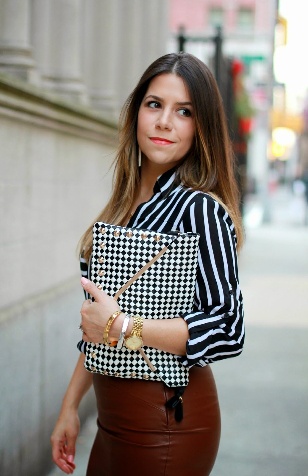 The Corporate Catwalk by Olivia How to Wear a Leather Skirt