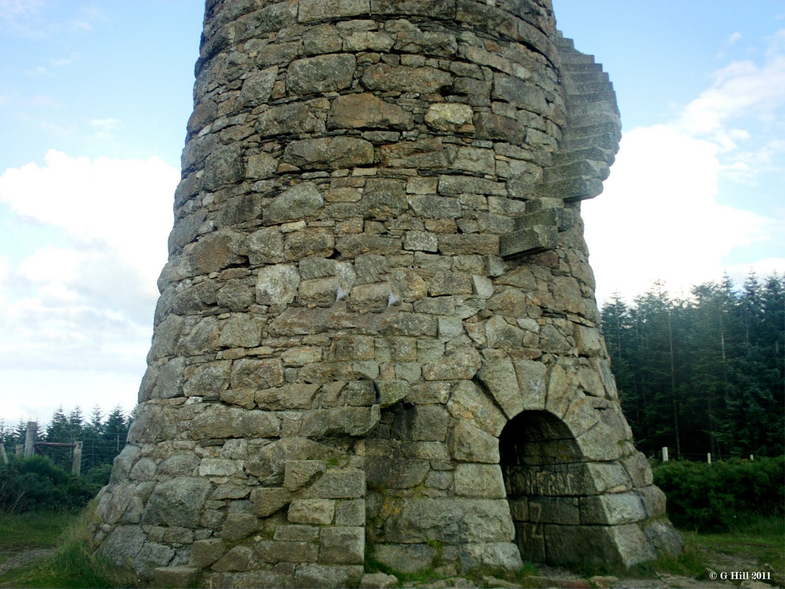 Ireland In Ruins Ballycorus Chimney Co Dublin