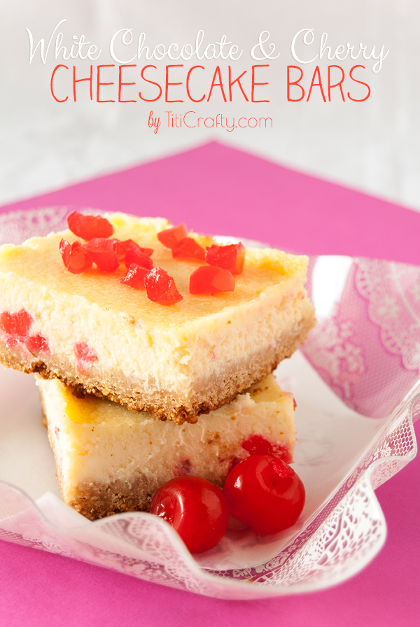 White Chocolate Cherry Cheesecake Bars Recipe | 10 Pretty Pastries | 33 |