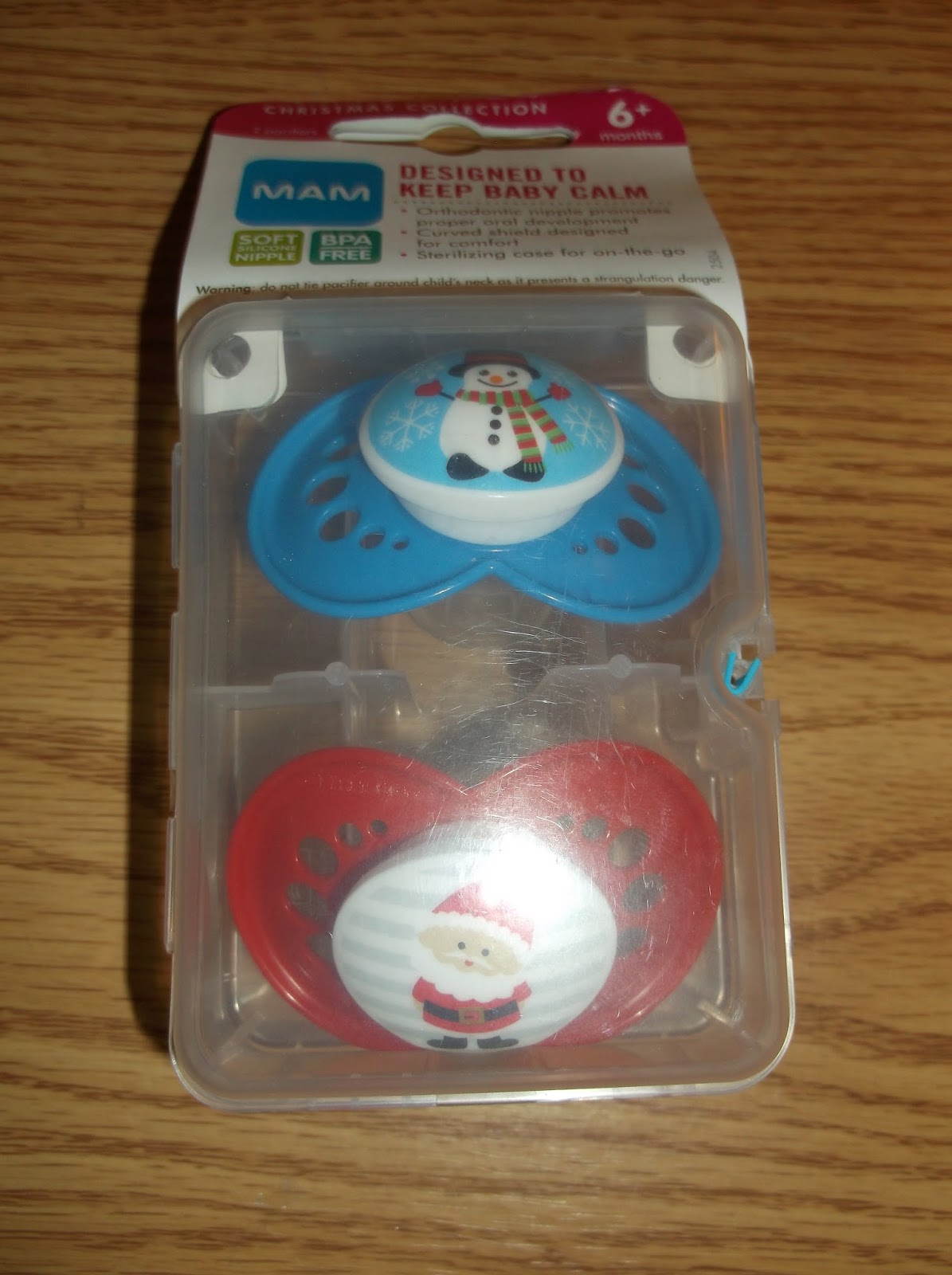Missys Product Reviews MAM Review Christmas Pacifiers and Anti Colic