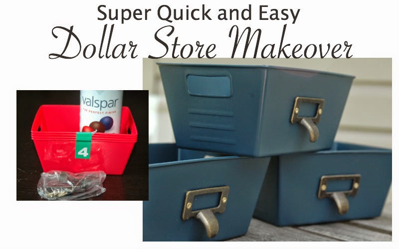 Dollar Store Storage Container Makeover Little House of Four Dollar