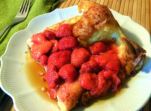 Plated Popover Pancake