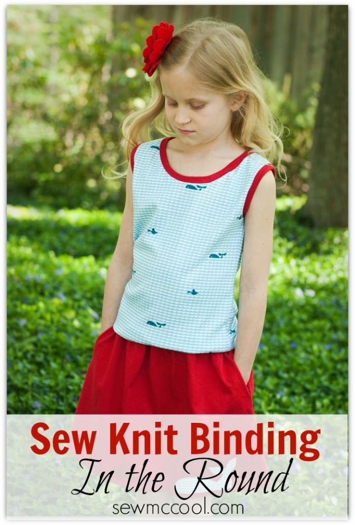 Sew Knit Binding by Guest Contributor SewMcCool FabricWorm
