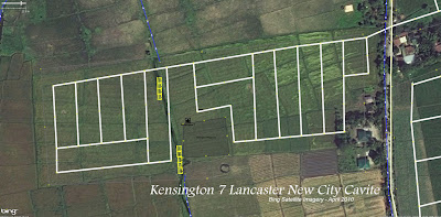 Kensington 7, Lancaster Estates, Lancaster New City Cavite, Satellite Image