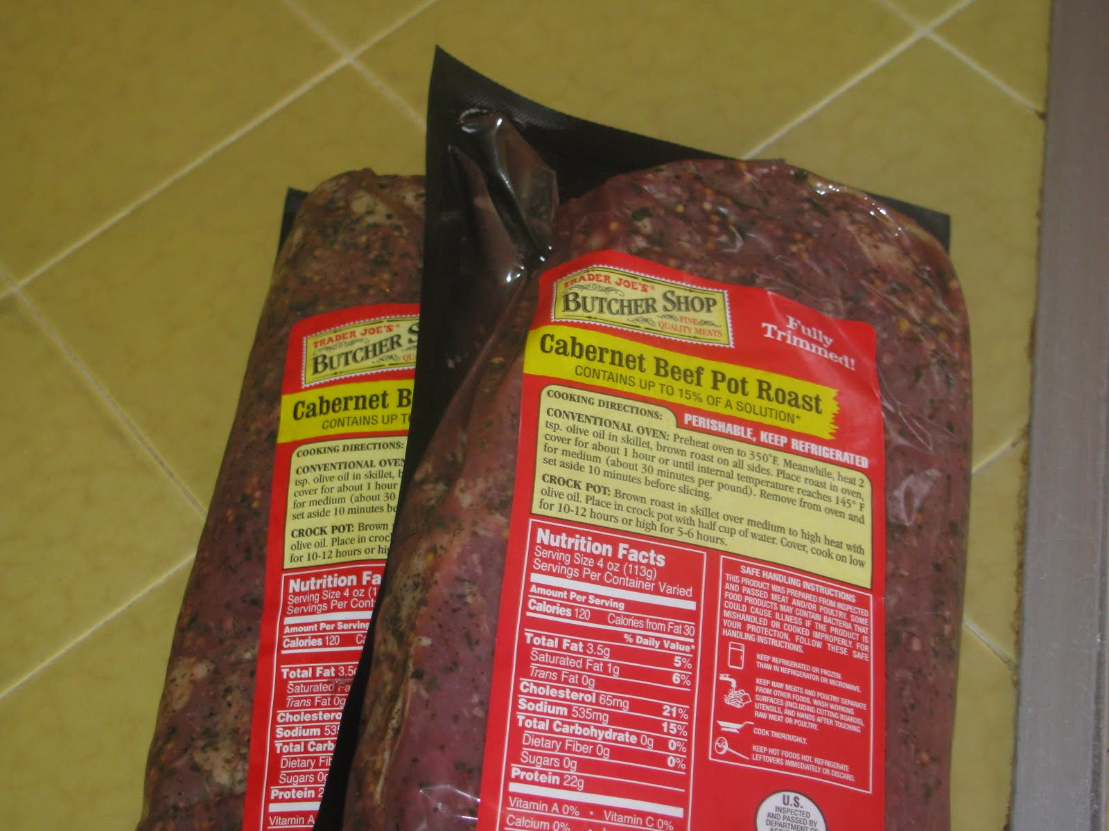 Shamrocks and Shenanigans Trader Joe's Pot Roast