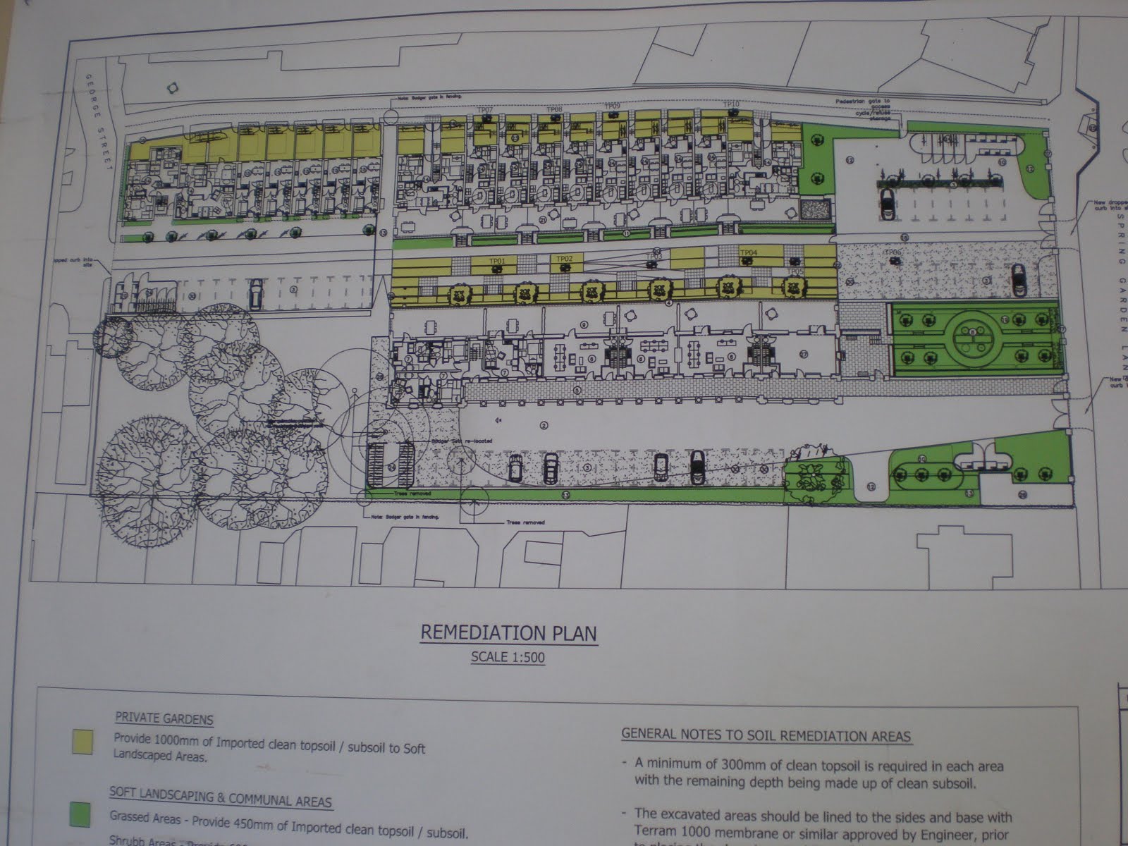 Plans for the renovated station