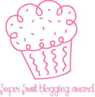 Super Sweet blogging award