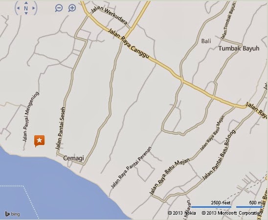 Location Map of Tanah Lot Temple Bali,Tanah Lot Temple Bali position location map,Pura Tanah Lot Temple Bali accommodation destinations attractions hotels map reviews photos pictures