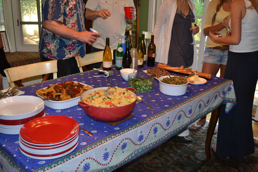 Random Routes The entree course at the Albert Court Progressive Dinner