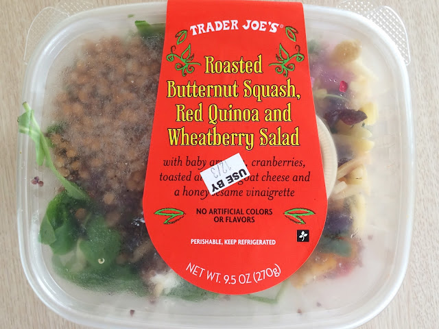 Roasted Butternut Squash, Red Quinoa and Wheatberry Salad from Trader Joe's