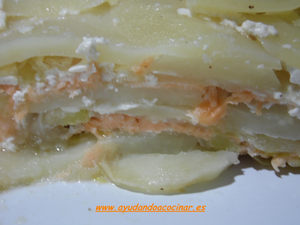 Pastel De Patata Y Salmón
