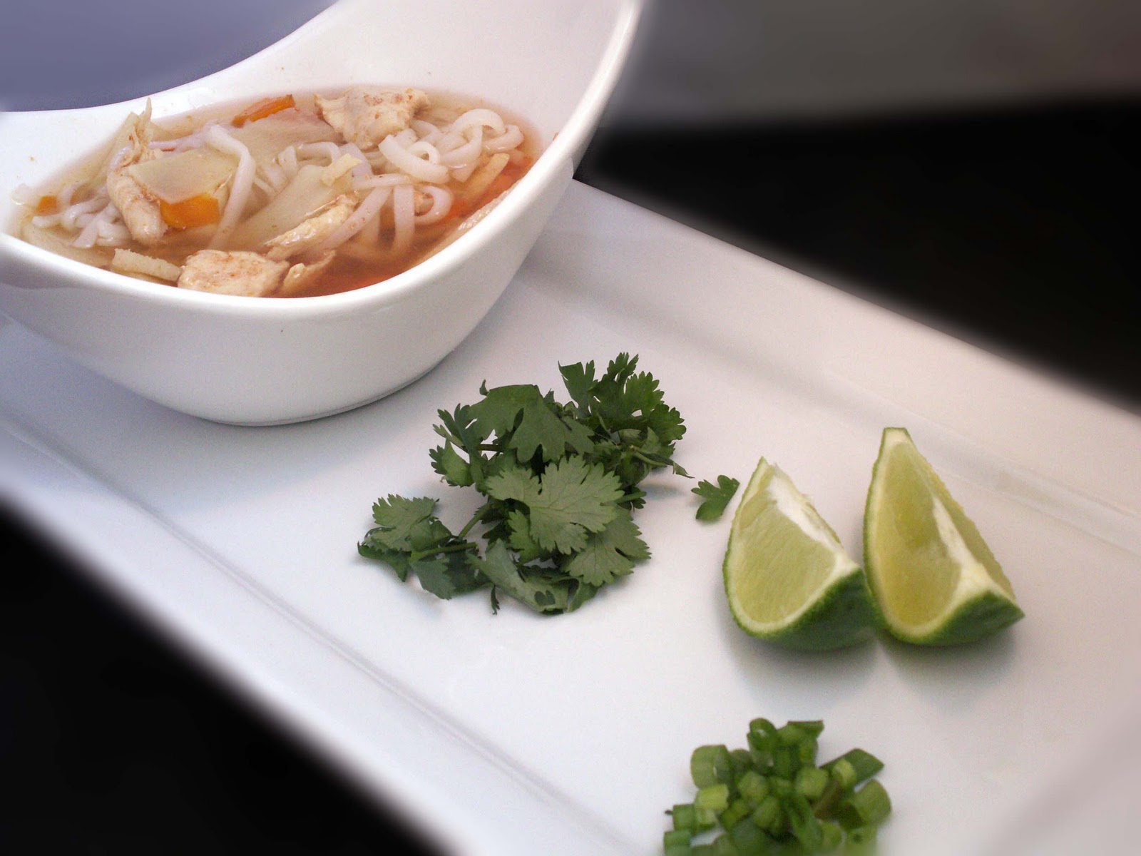 Mom, What's For Dinner? Spicy Asian Chicken Noodle Soup Gluten Free