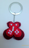 butterfly key chain