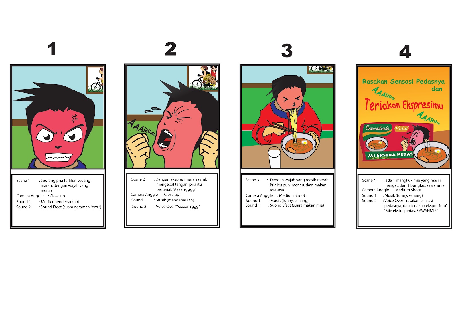 alan saputra Storyboard Iklan