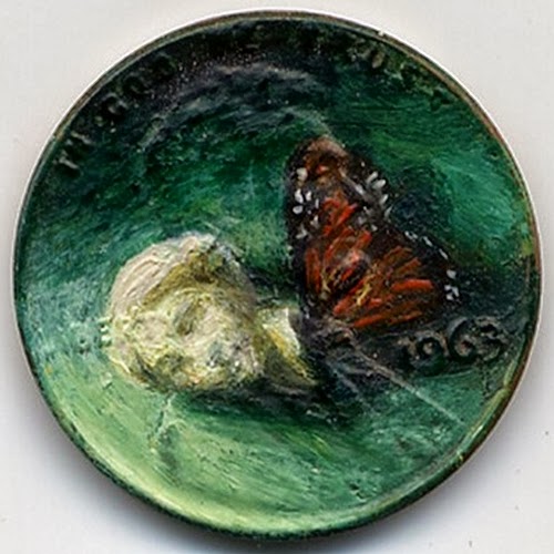 12-Venus-Dreams-1963-Artist-Jacqueline-L-Skaggs-Discarded-Pennies-Oil-Painting-on-Coins-www-designstack-co
