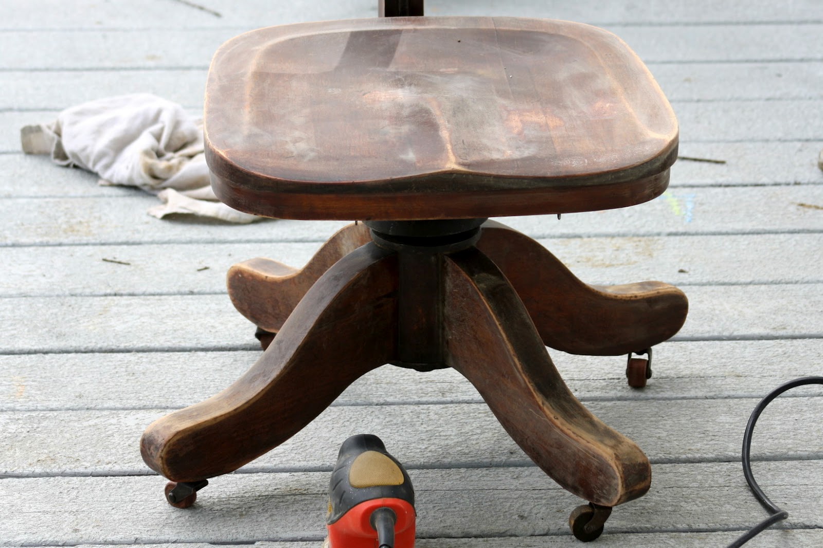 Keeping It Cozy Refinishing an Antique Chair