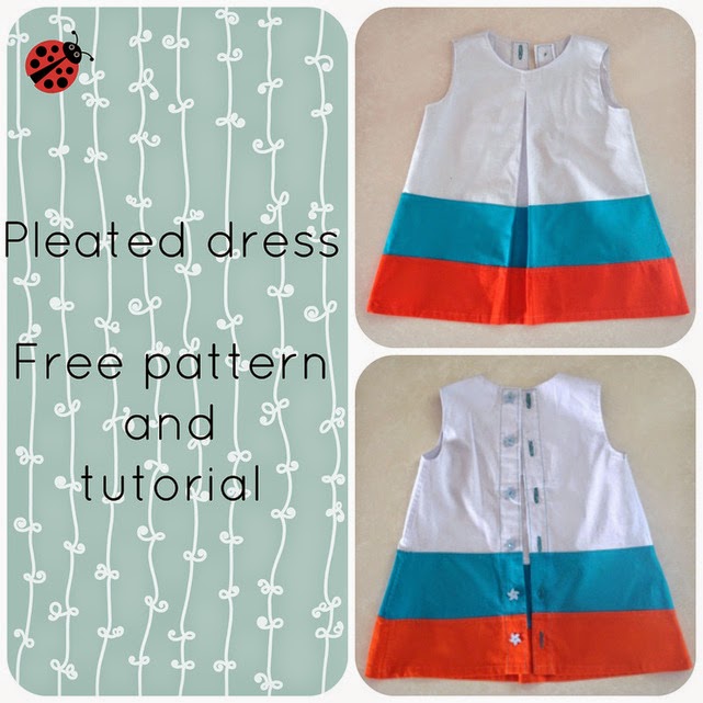 pleated dress free pattern
