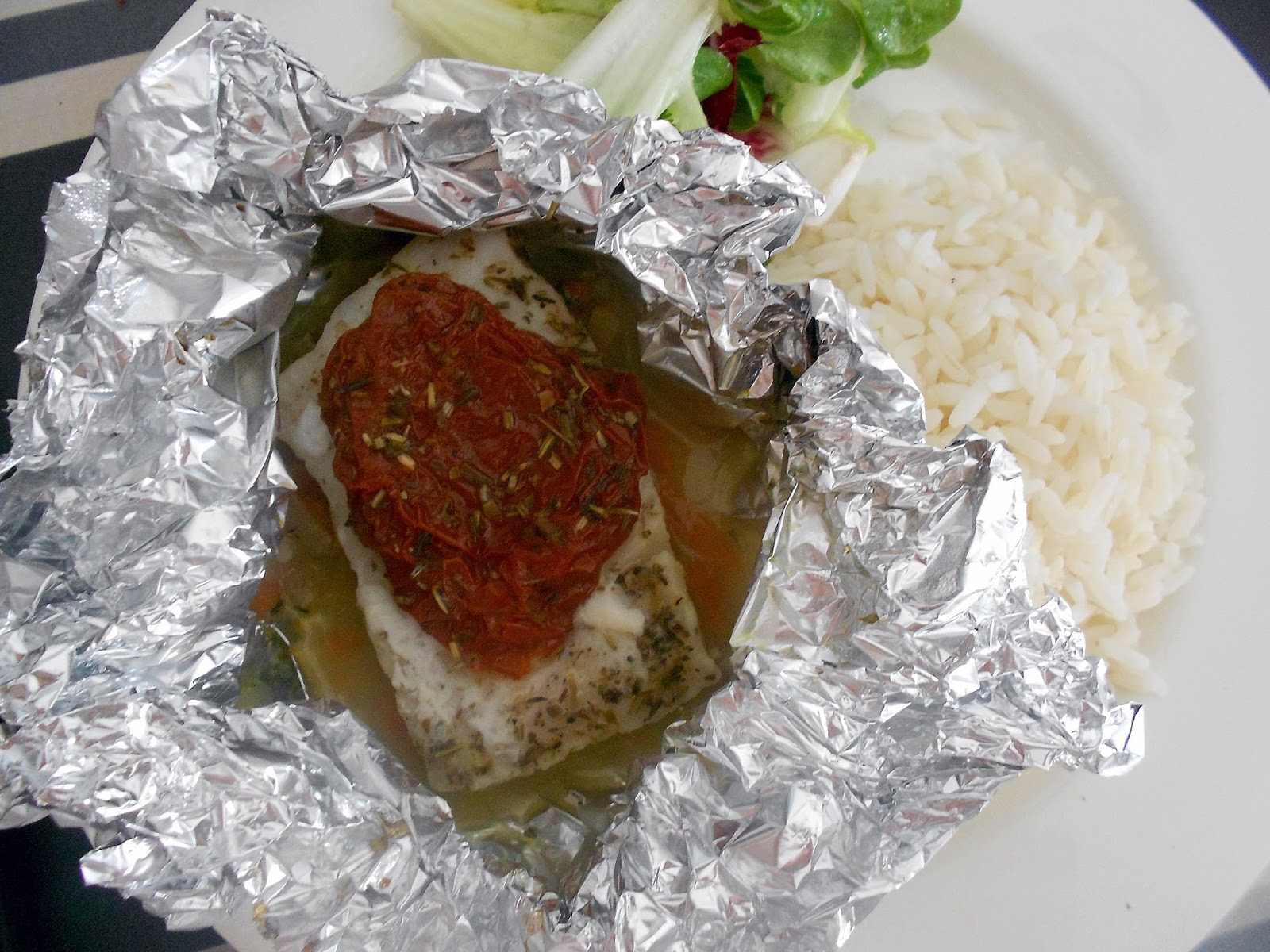 Dey cuisine Papillote de poisson au BBQ