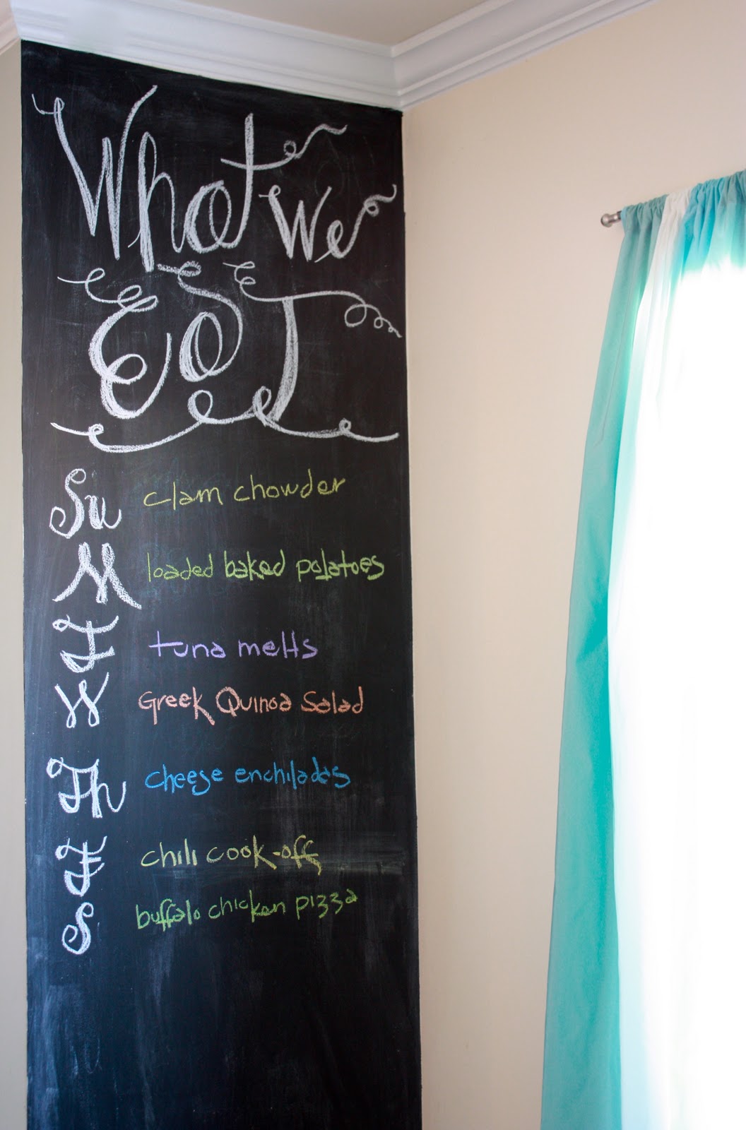 DIY: Magnetic Chalkboard Wall – The Culinary Couple