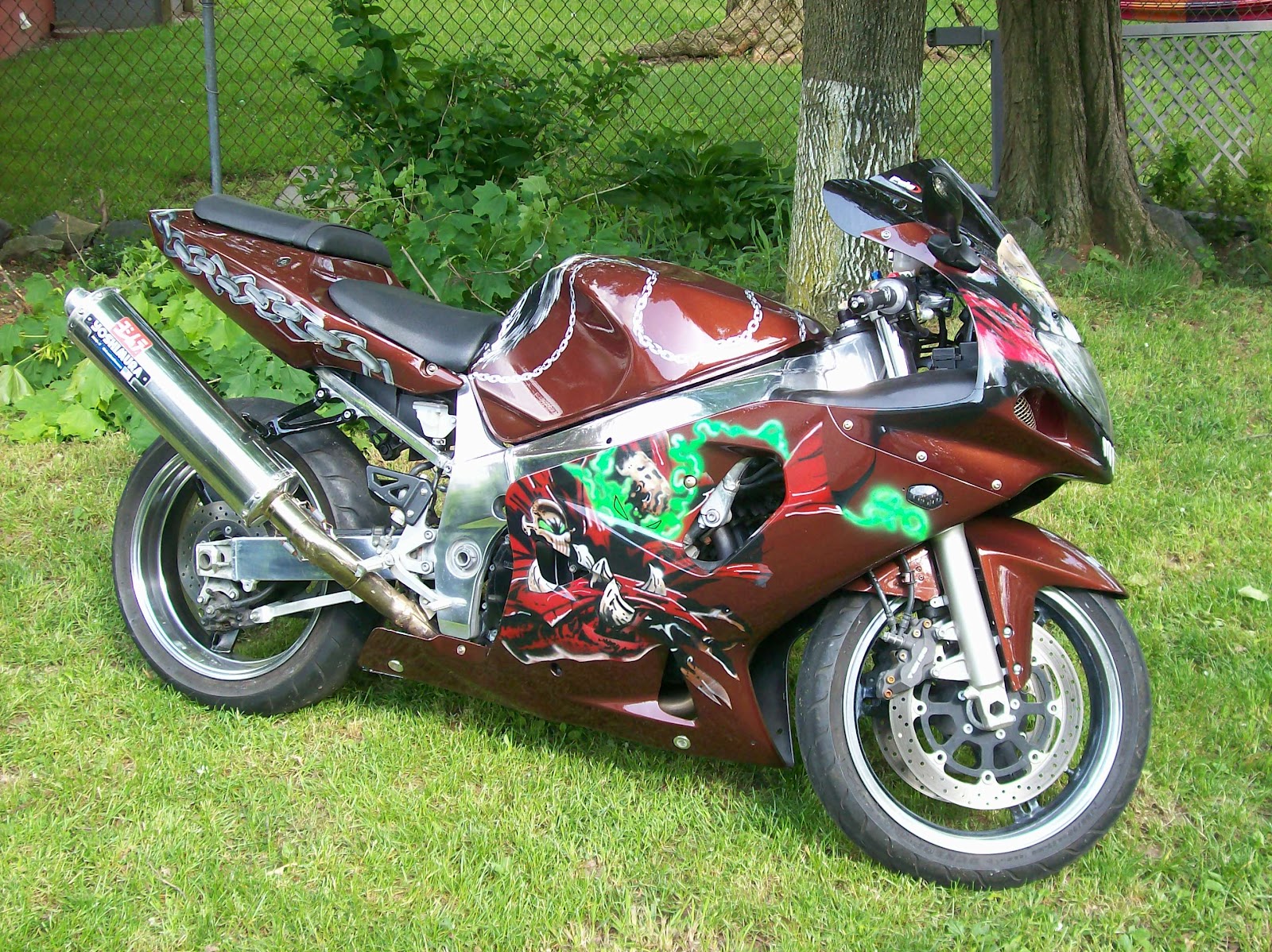 Airbrush Master Spawn Motorcycle