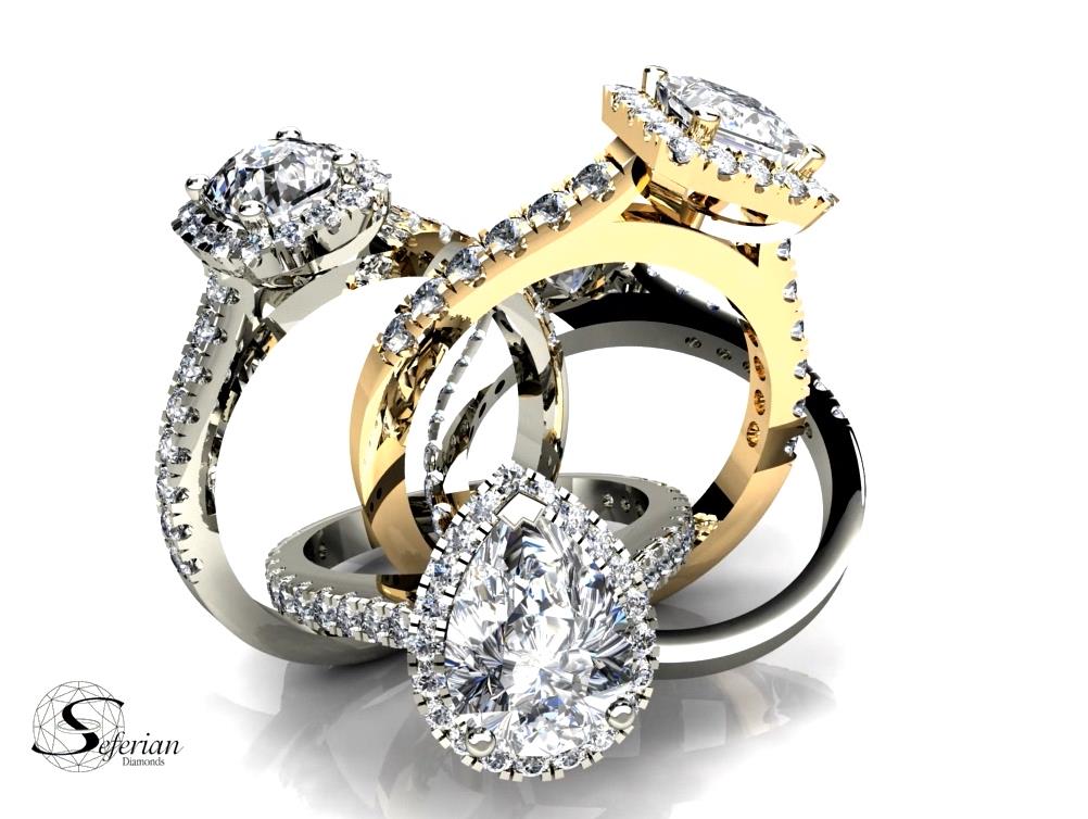 Diamond Cluster Rings - Rings Melbourne | Seferian Diamonds - Your on