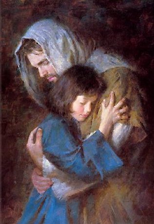 أحيـاناً يـا رب Jesus+Hug