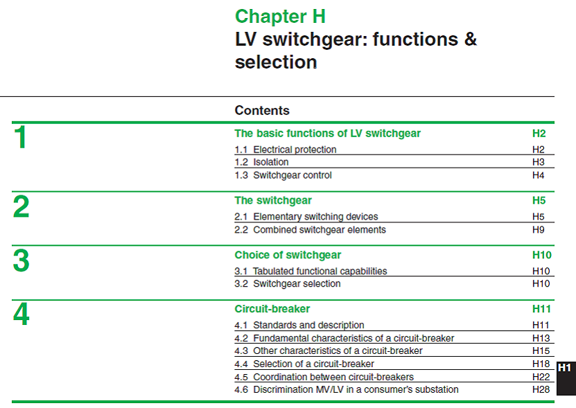 Electrical Engineering Blog LV Switchgear Functions & Selection