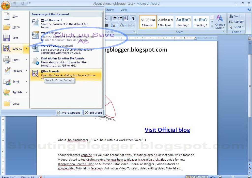 How To Convert Microsoft Word 2007 Into Pdf