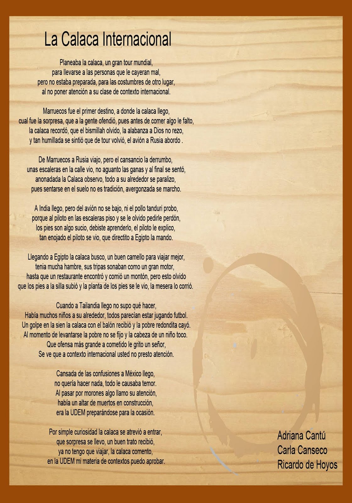 Calaveritas Literarias Para Maestros De Historia CONTEXTOS INTERNACIONALES COMPARADOS: 5 de las Calaveras literarias
