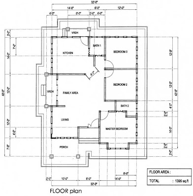 Plan Rumah Sayyidina Abu Bakar - Bukit Merbau