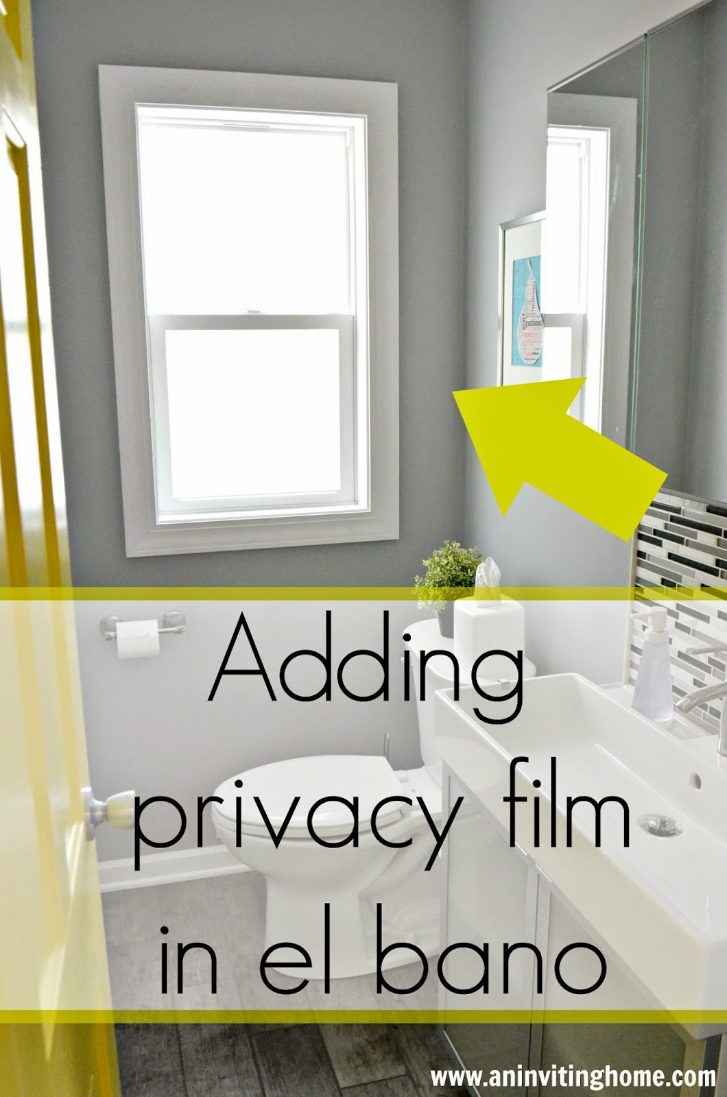 An Inviting Home Privacy Film in El Bano