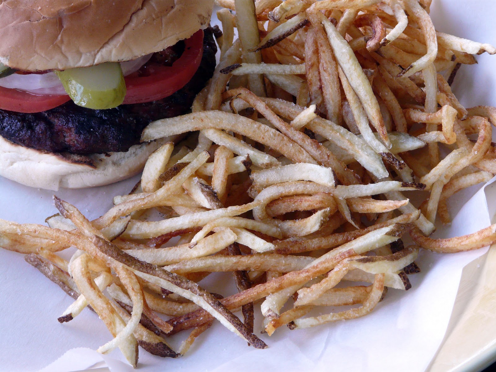 Thibeault's Table Burgers and Shoestring Fries