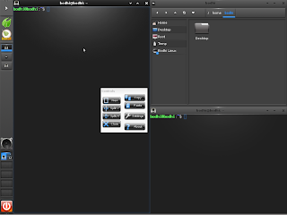 Bodhi Linux e17 desktop screenshot